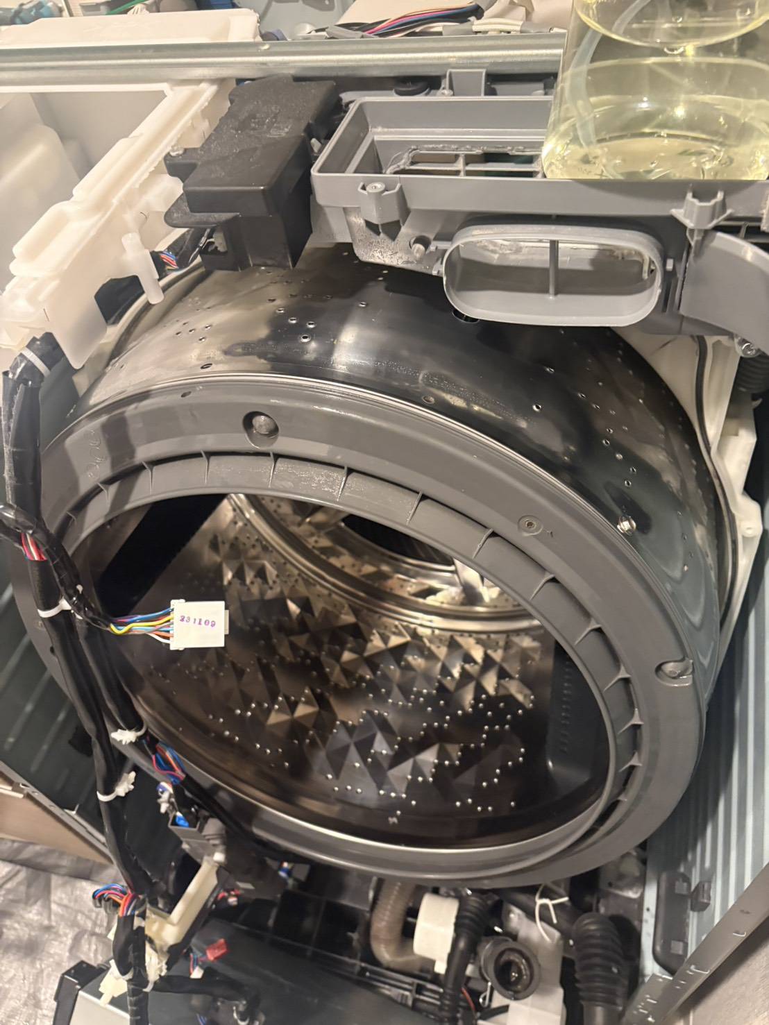ドラム洗濯機 After - 完全分解洗浄後